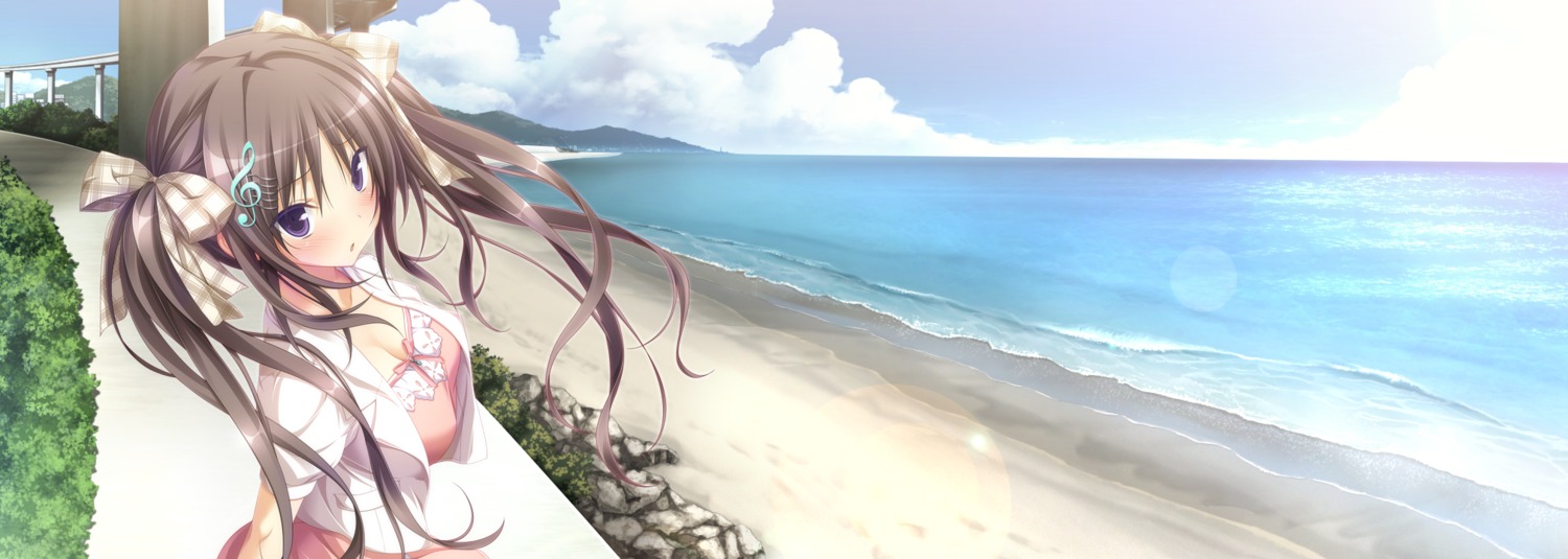chrono_clock, cleavage, game_cg, koku, landscape, purple_software