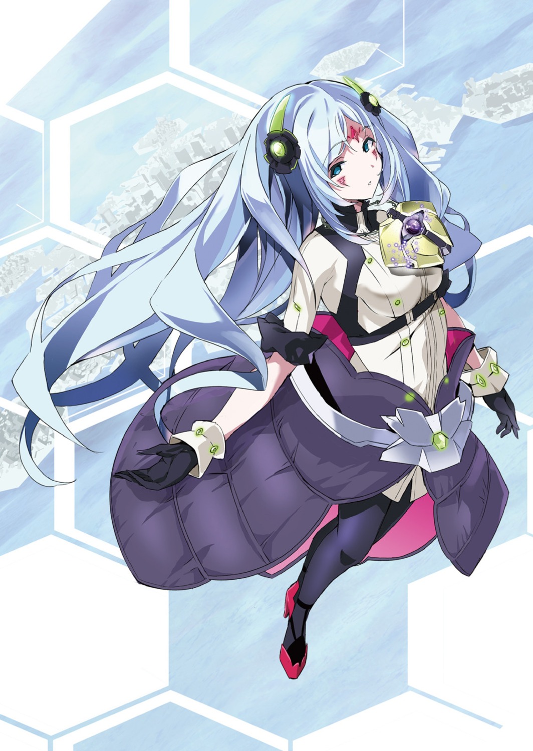gakusentoshi_asterisk, heels, okiura, pantyhose, ursula_svento, valda_vaoth