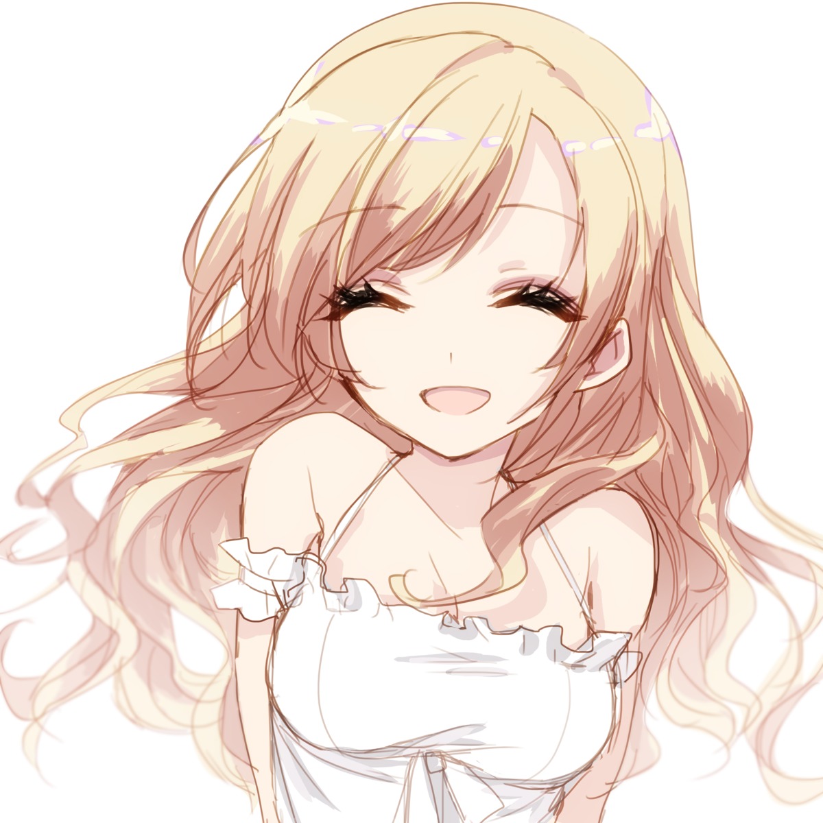cleavage, dress, misteor, sketch
