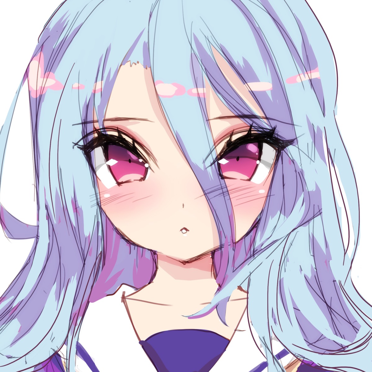 misteor, no_game_no_life, seifuku, shiro_(no_game_no_life), sketch