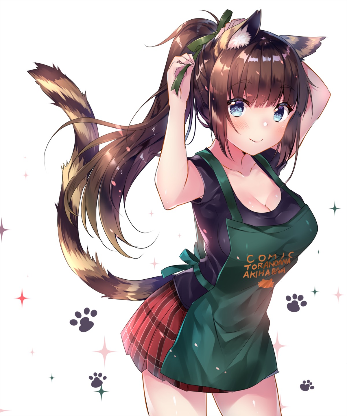 animal_ears, cleavage, nekomimi, tail, usagihime