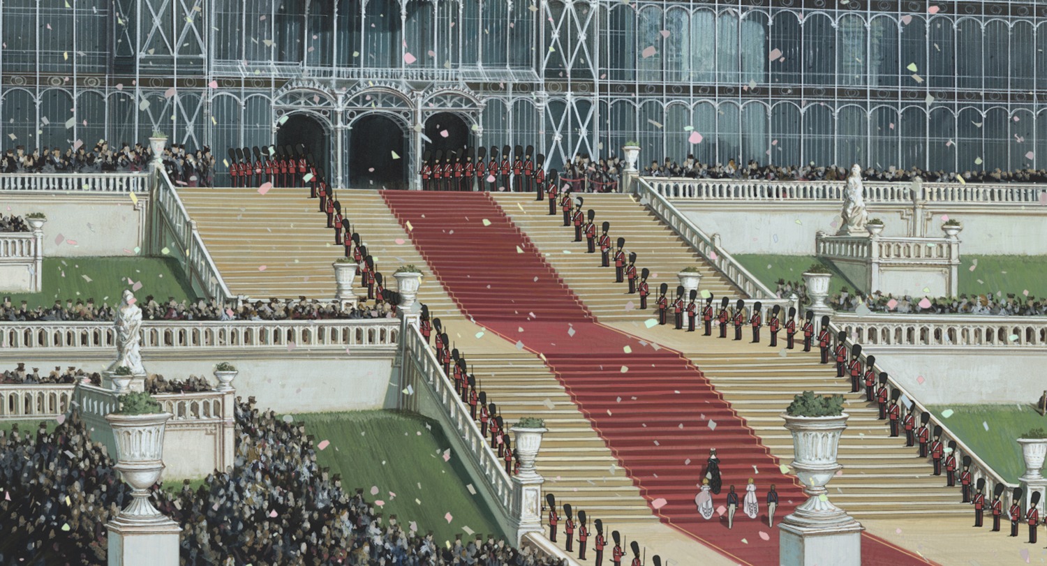 landscape, steamboy