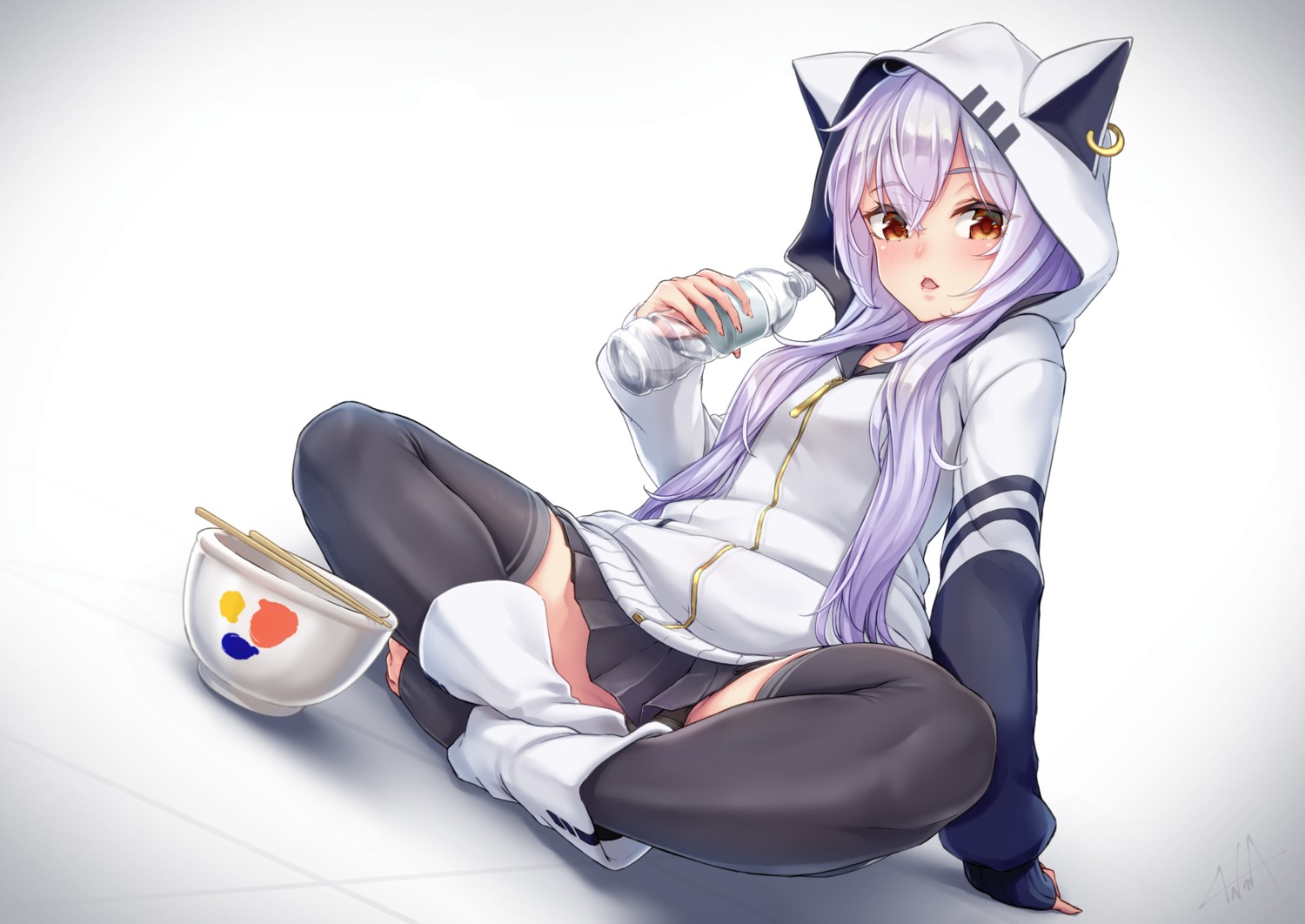 animal_ears, azuma_lim, azuma_lim_(character), kurofude_anna, pantsu, thighhighs