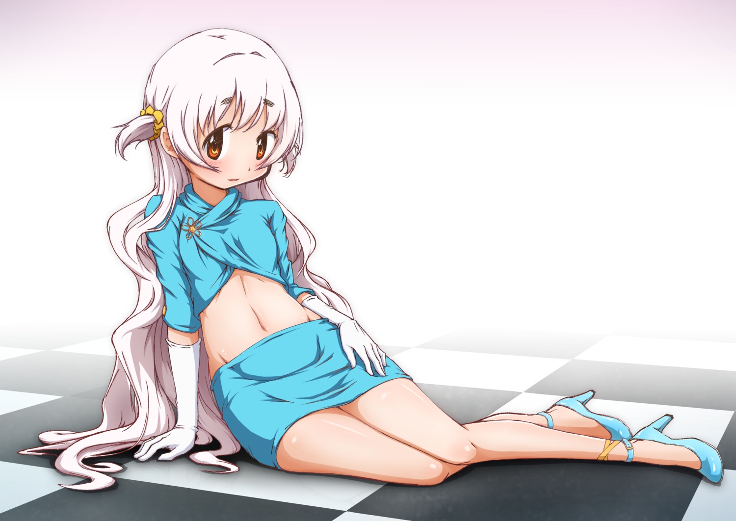 heels, mahou_shoujo_madoka_magica, momoe_nagisa, tagme, yanmaami