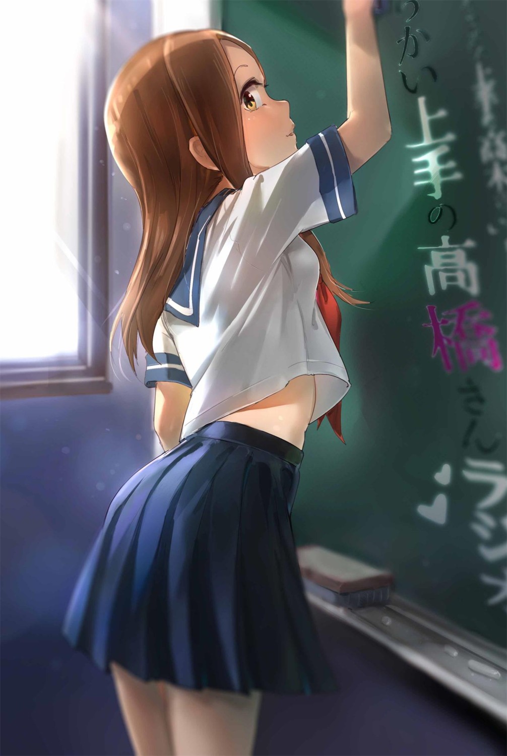 karakai_jouzu_no_takagi-san, seifuku, takagi-san, xiaoyu