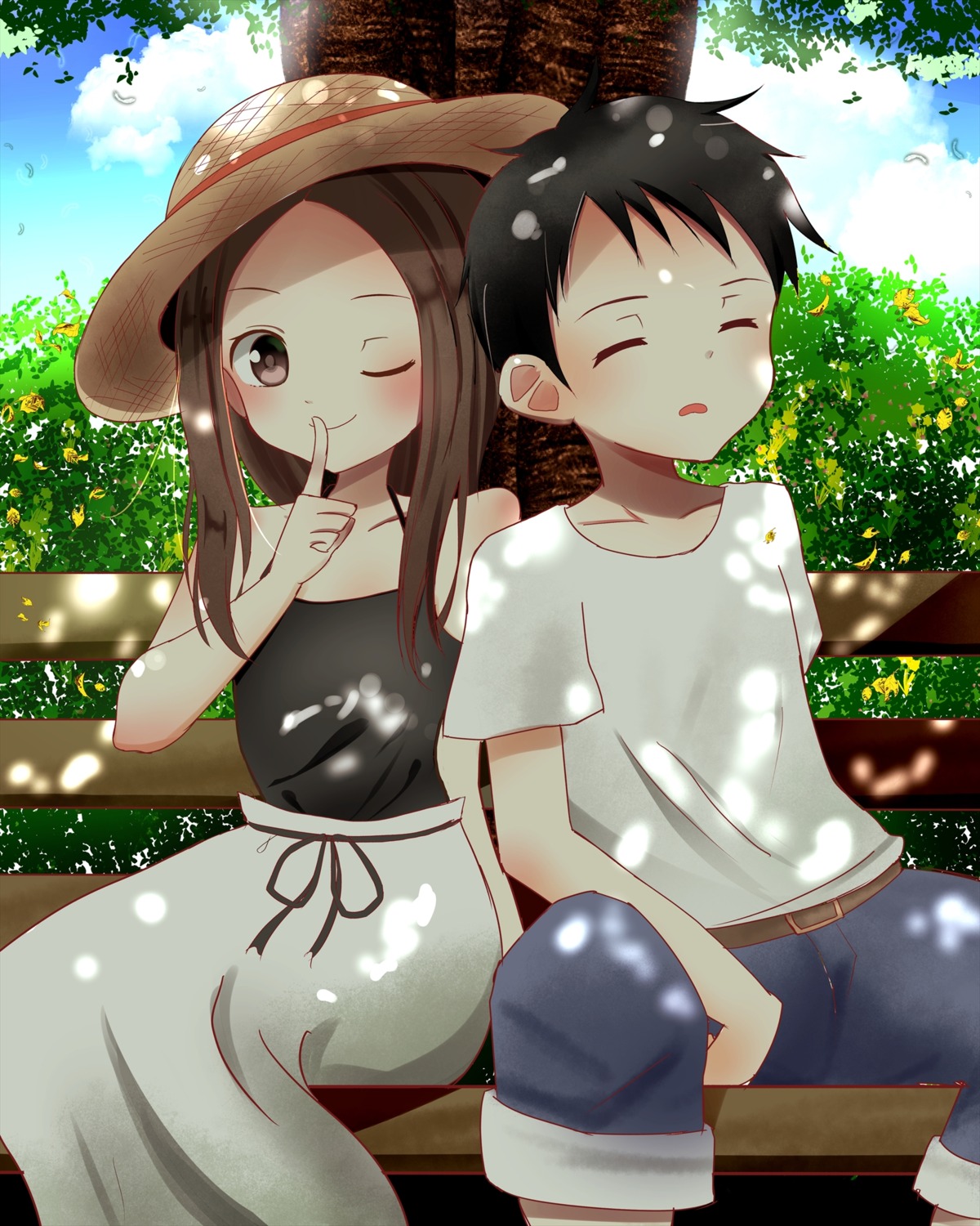 indo_(mdtanaka2007), karakai_jouzu_no_takagi-san, nishikata, takagi-san