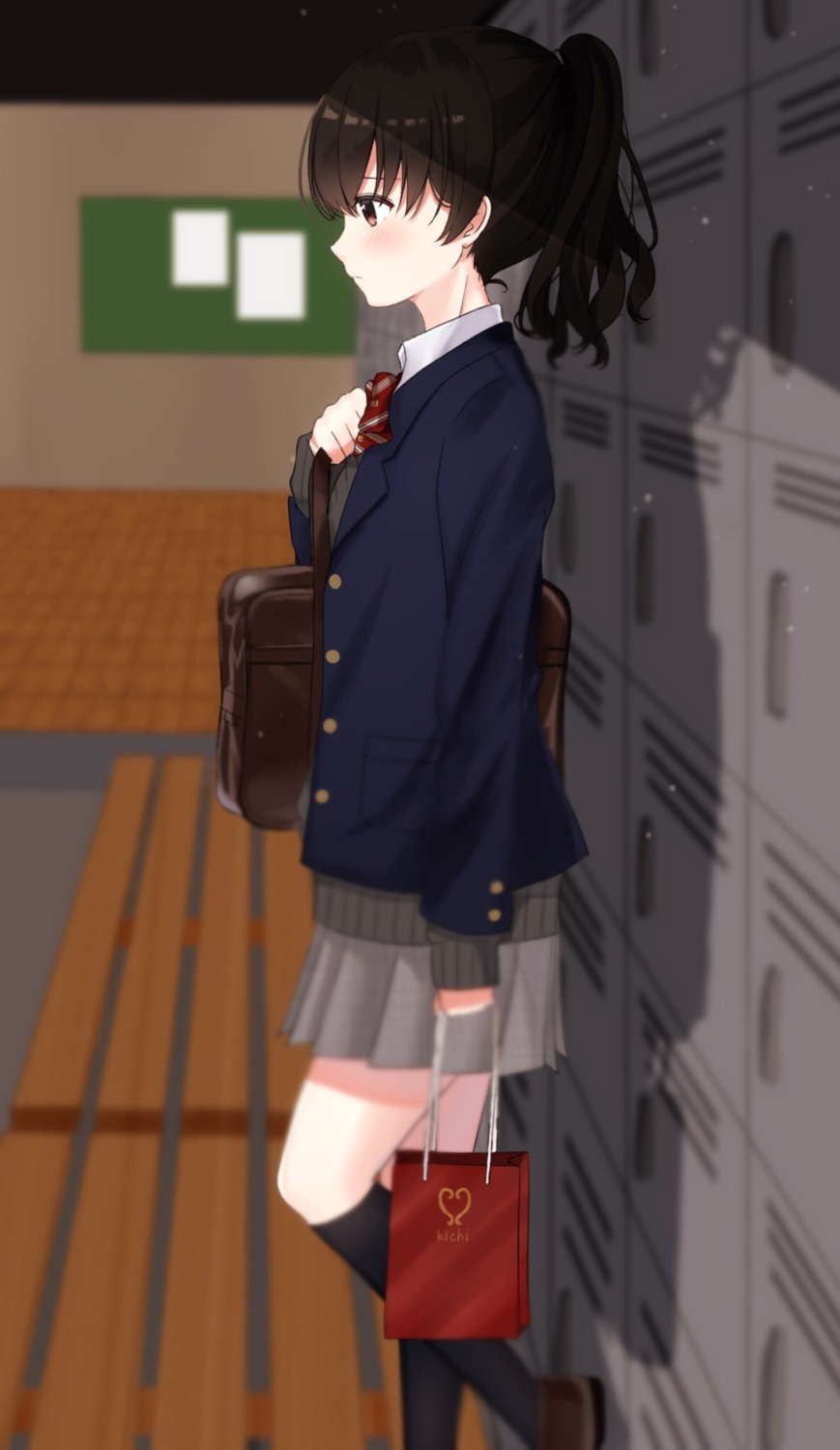 kichi, seifuku, sweater