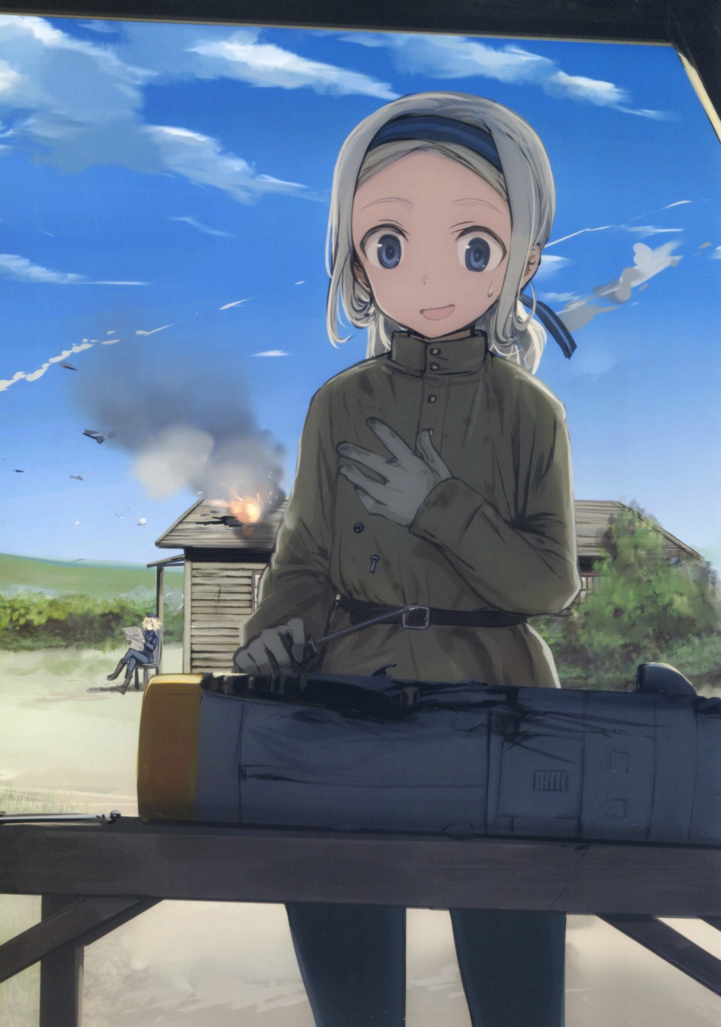 aleksandra_i_pokryshkin, pantyhose, shimada_humikane, strike_witches, uniform, waltrud_krupinski