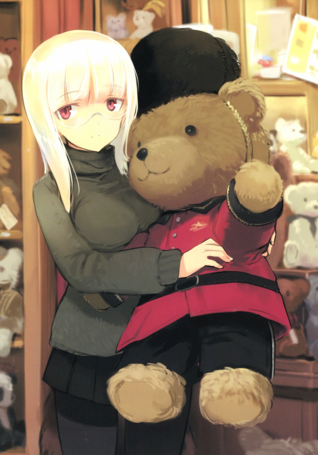 heidemarie-w_schnaufer, megane, pantyhose, shimada_humikane, strike_witches, sweater