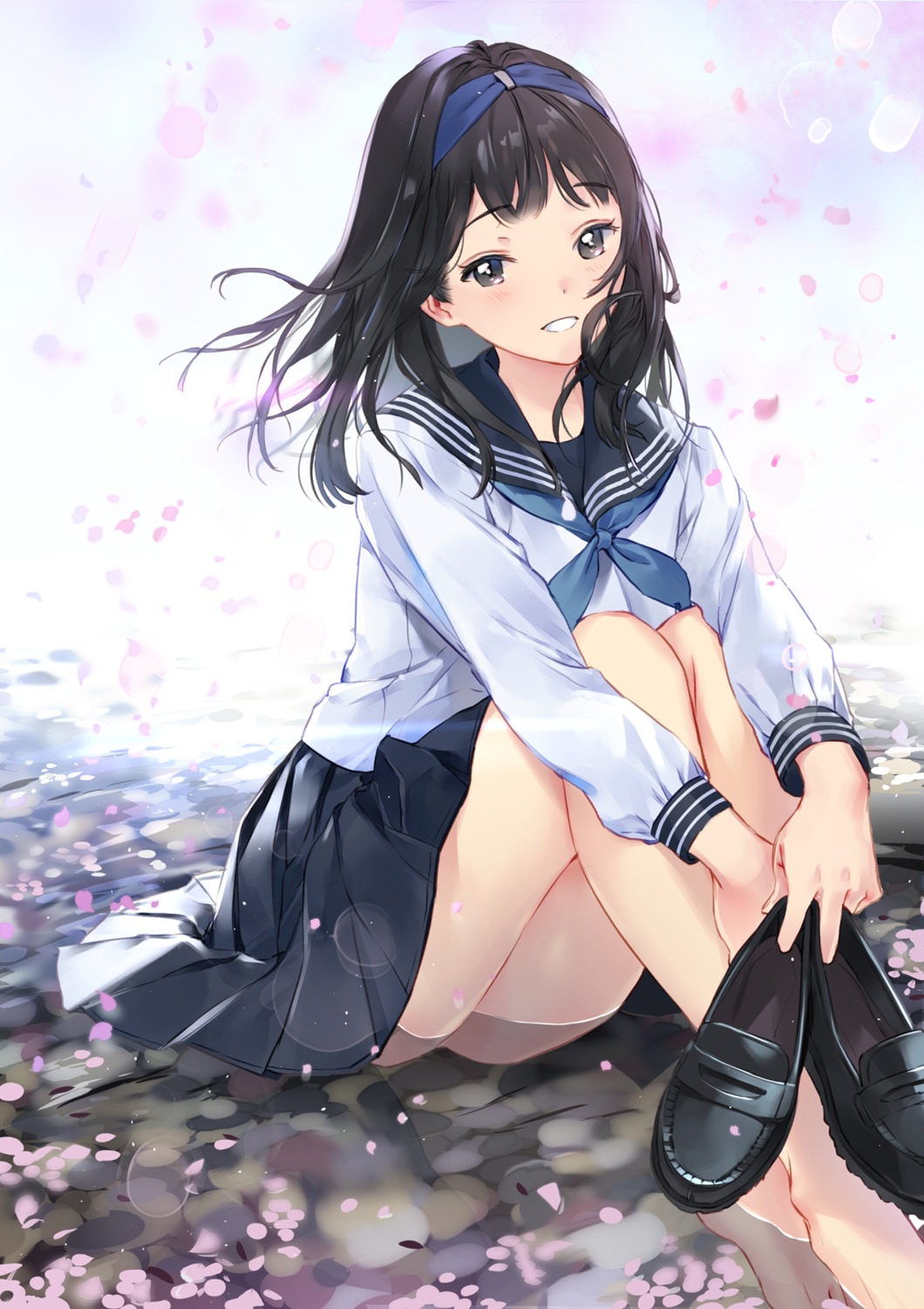 macciatto_(aciel02), seifuku, wet