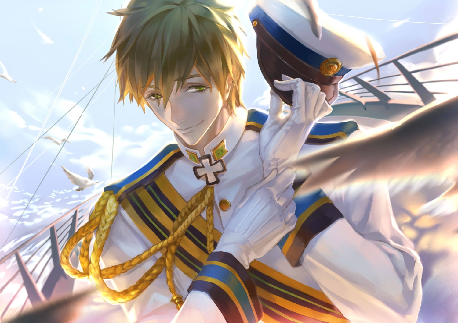 esha, free!, male, tachibana_makoto, uniform