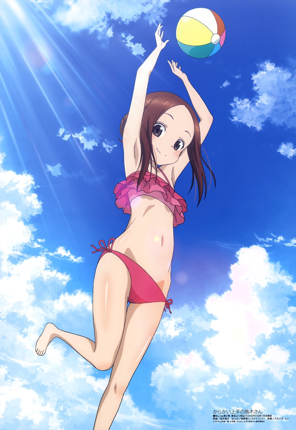 bikini, karakai_jouzu_no_takagi-san, mogi_takuji, swimsuits, takagi-san