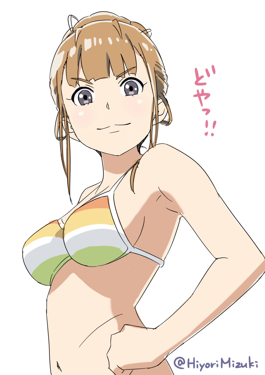 bikini_top, hiyori_mizuki, miyake_hinata, sora_yori_mo_tooi_basho, swimsuits