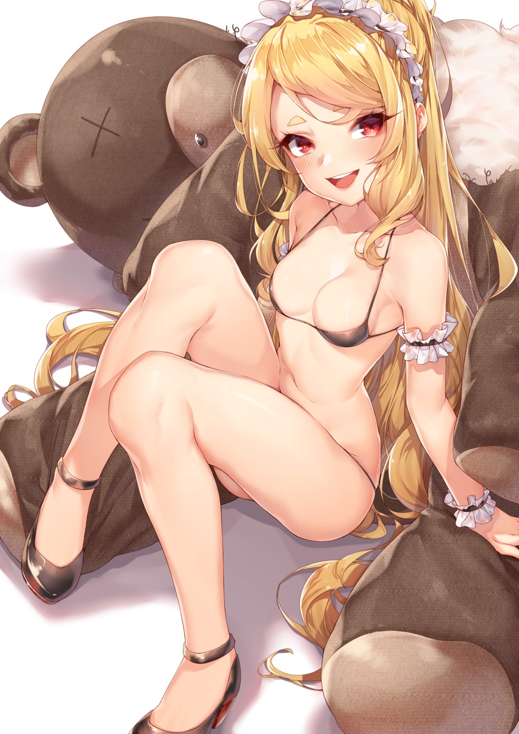 bikini, cleavage, heels, rukousou_no_hana, swimsuits