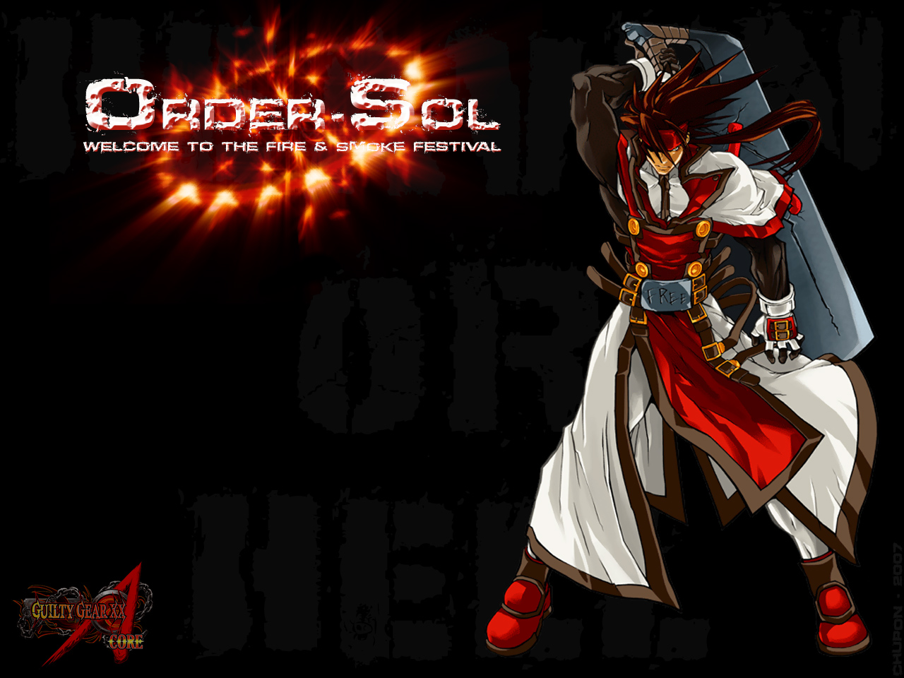 guilty_gear, guilty_gear_xx_accent_core, male, order-sol, wallpaper, weapon