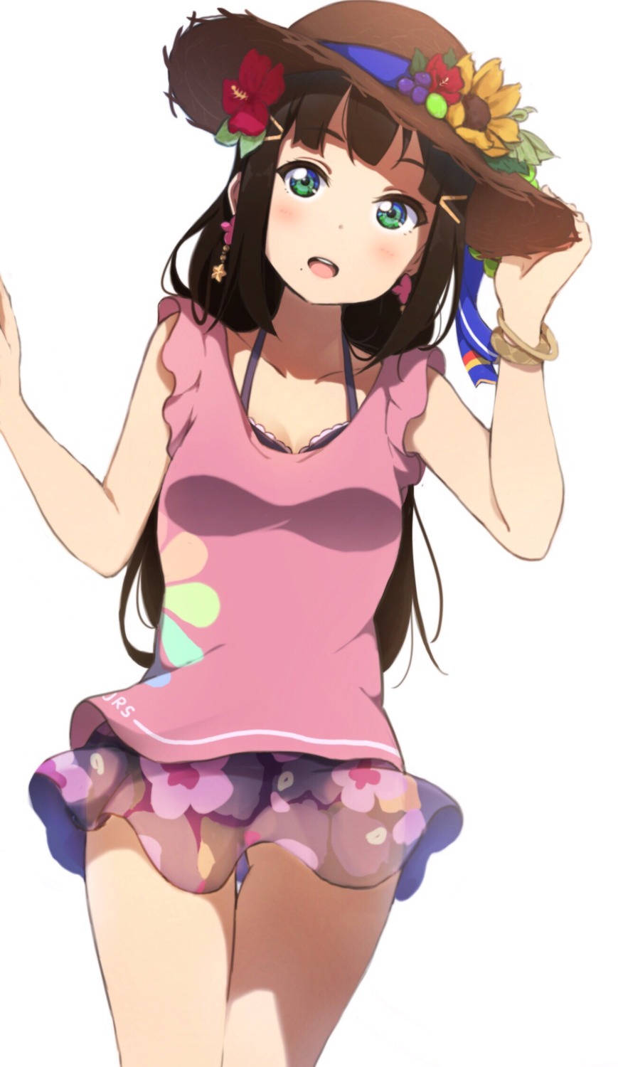 cleavage, icehotmilktea, kurosawa_dia, love_live!_(series), love_live!_sunshine!!, see_through