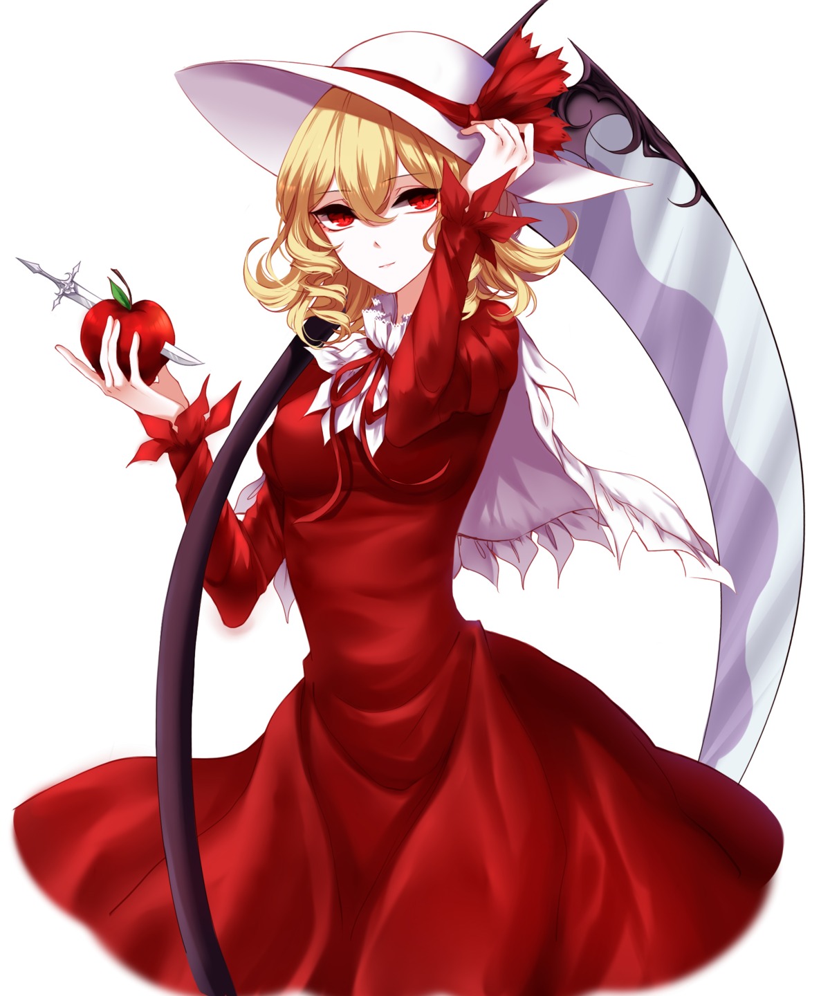 dress, elly, sheya, touhou, weapon
