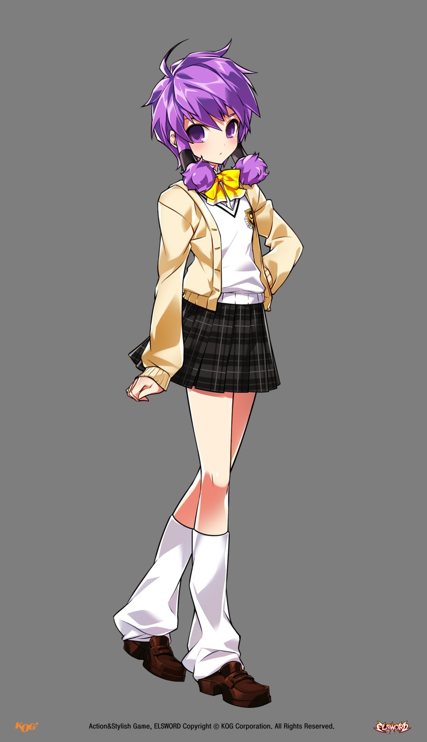 aisha_(elsword), elsword, seifuku, sweater, tagme, transparent_png