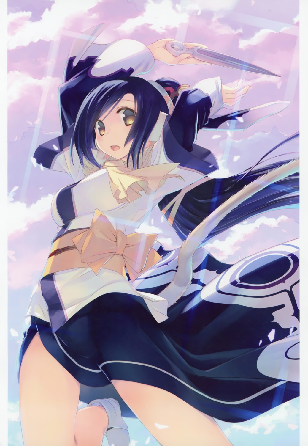 amaduyu_tatsuki, animal_ears, kuon_(utawarerumono), tail, utawarerumono, utawarerumono_itsuwari_no_kamen, weapon