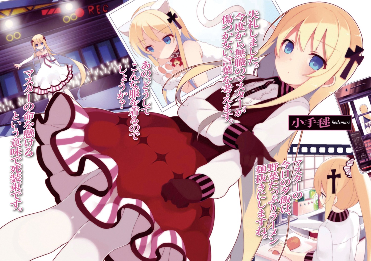 animal_ears, dress, hase_neet, invincible_virgin_knife, nekomimi, pantyhose, tail