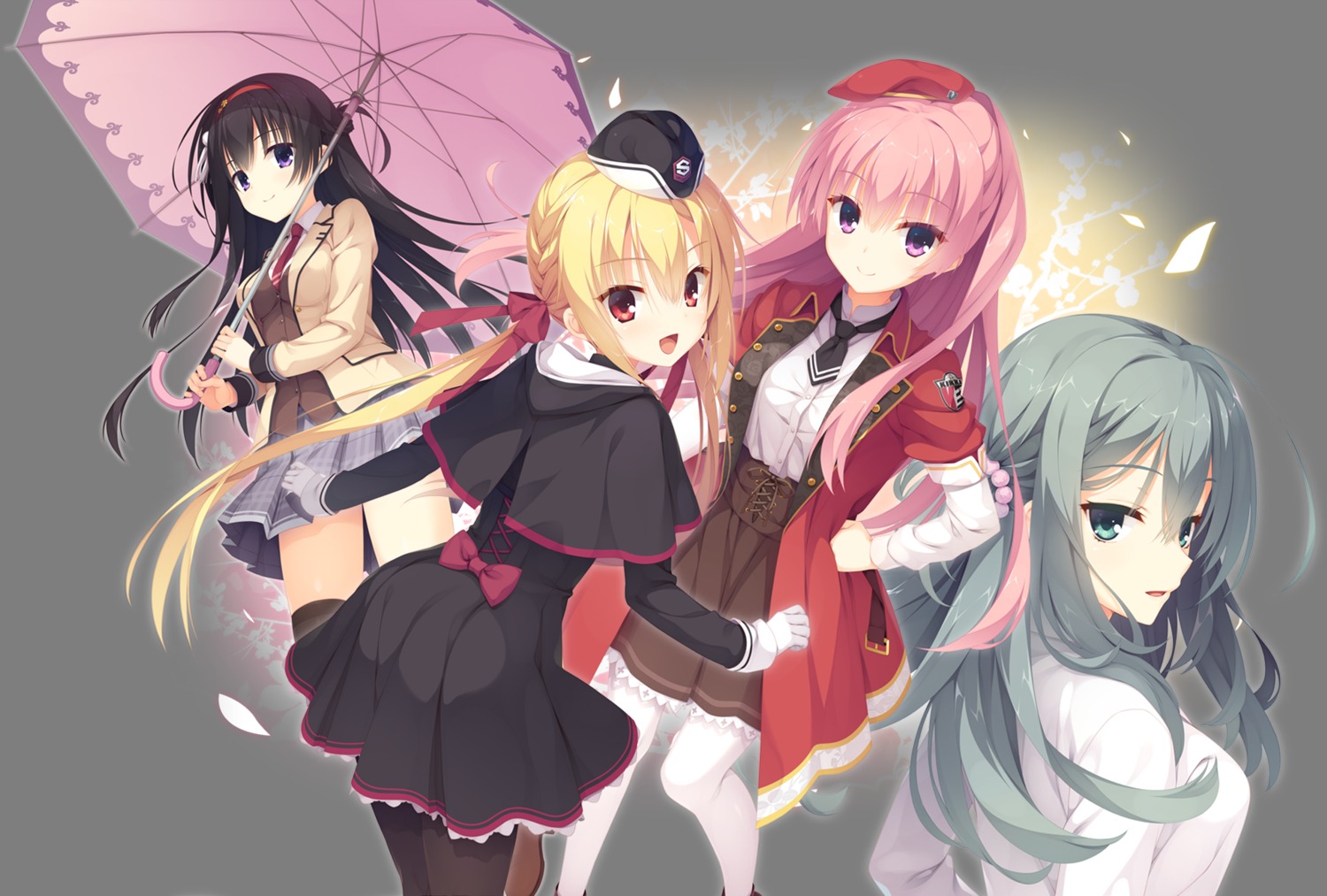 arihara_nanami, kobuichi, mitsukasa_ayase, muririn, nijouin_hazuki, pantyhose, riddle_joker, seifuku