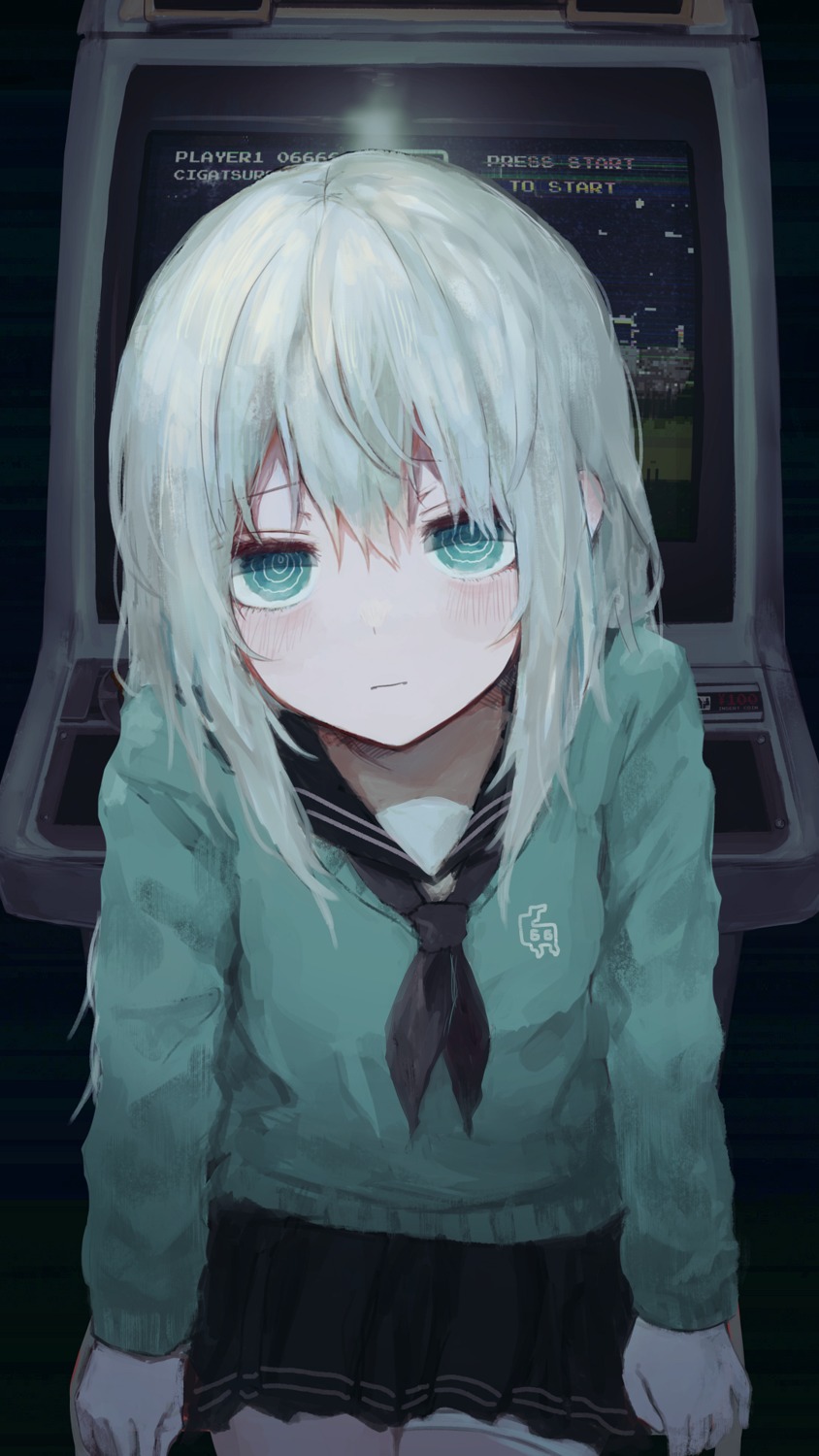 cigatsuro, seifuku, sweater