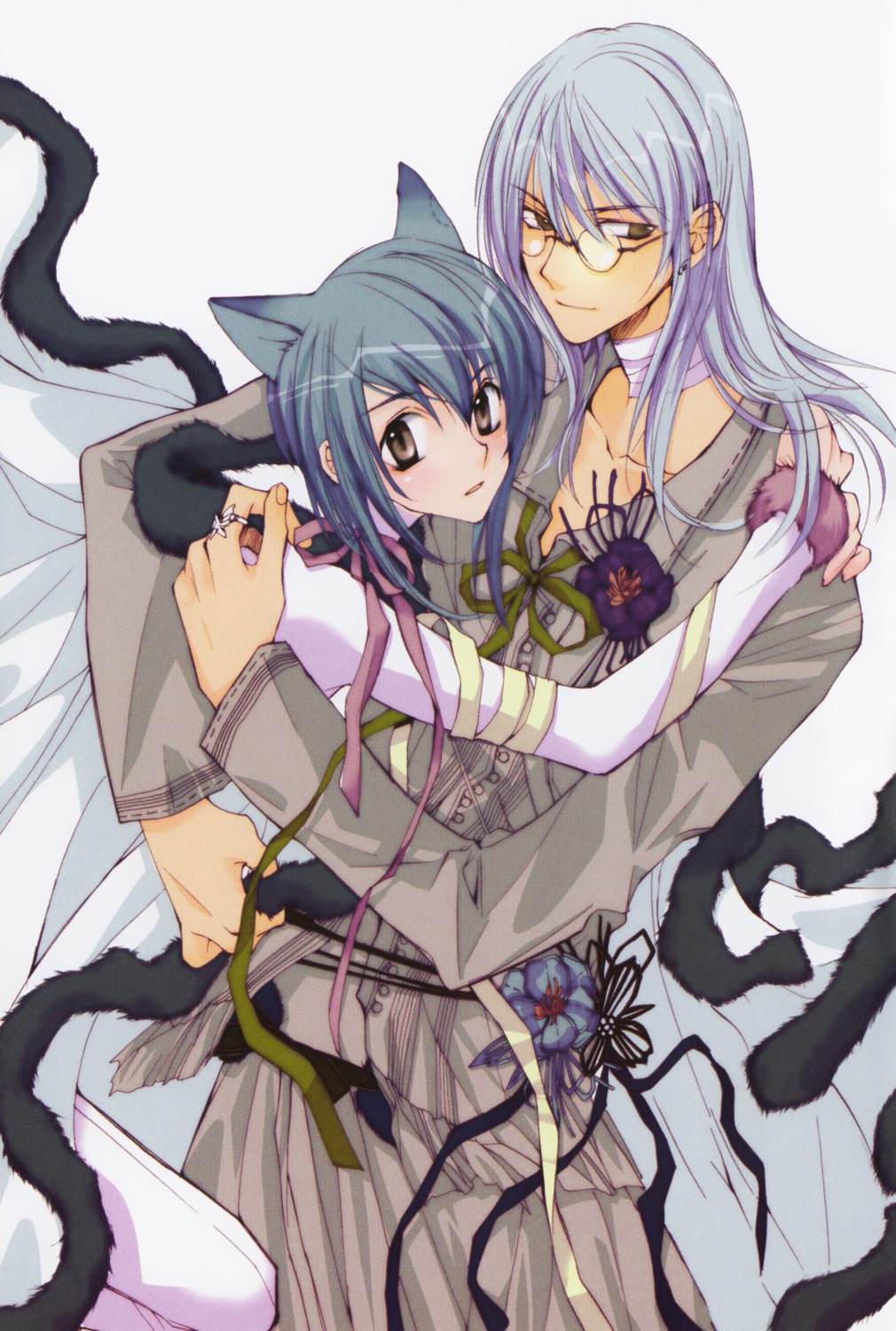agatsuma_soubi, animal_ears, aoyagi_ritsuka, kouga_yun, loveless, male, nekomimi, screening, yaoi