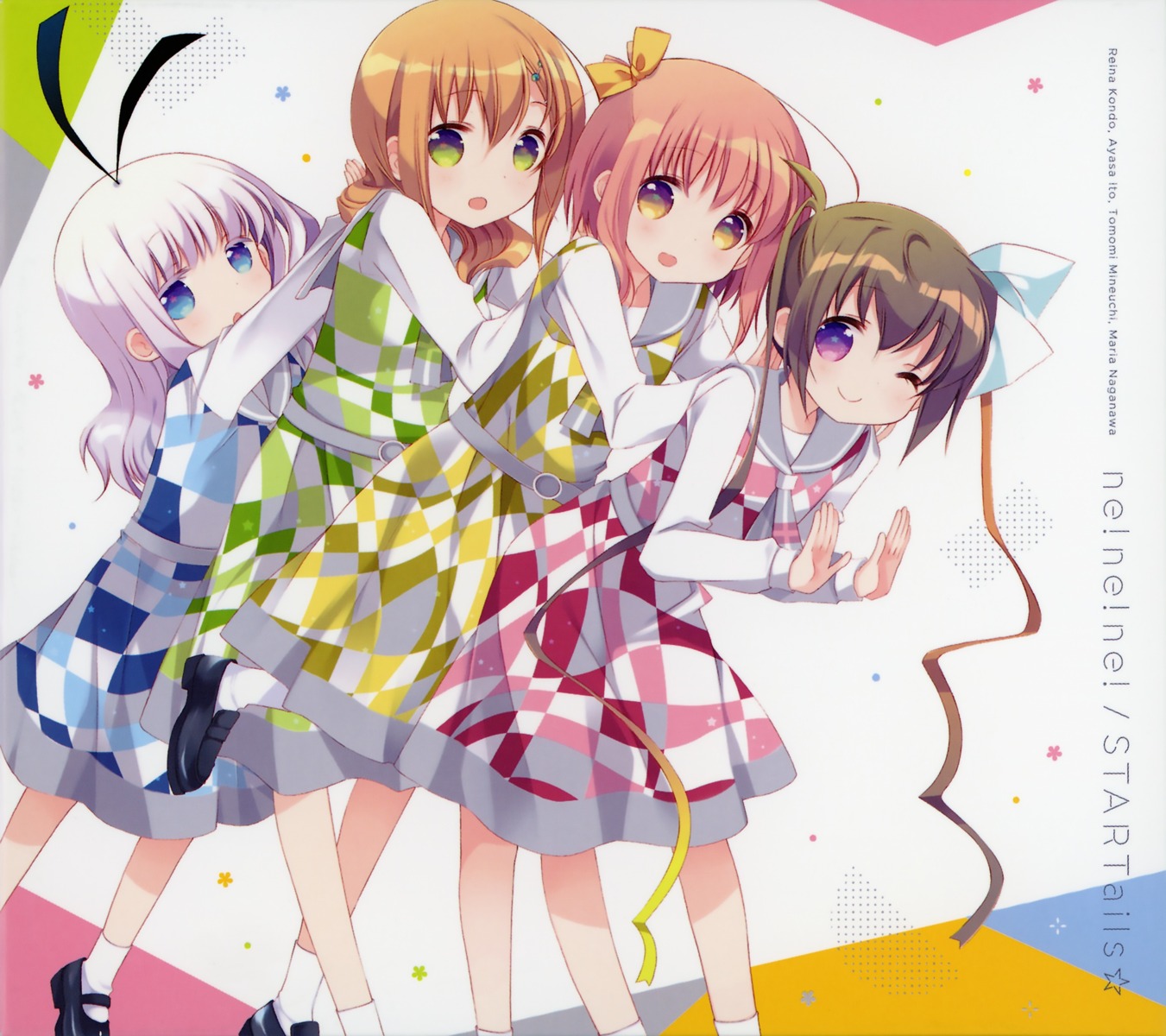 disc_cover, ichinose_hana, momochi_tamate, seifuku, sengoku_kamuri, slow_start, tokura_eiko