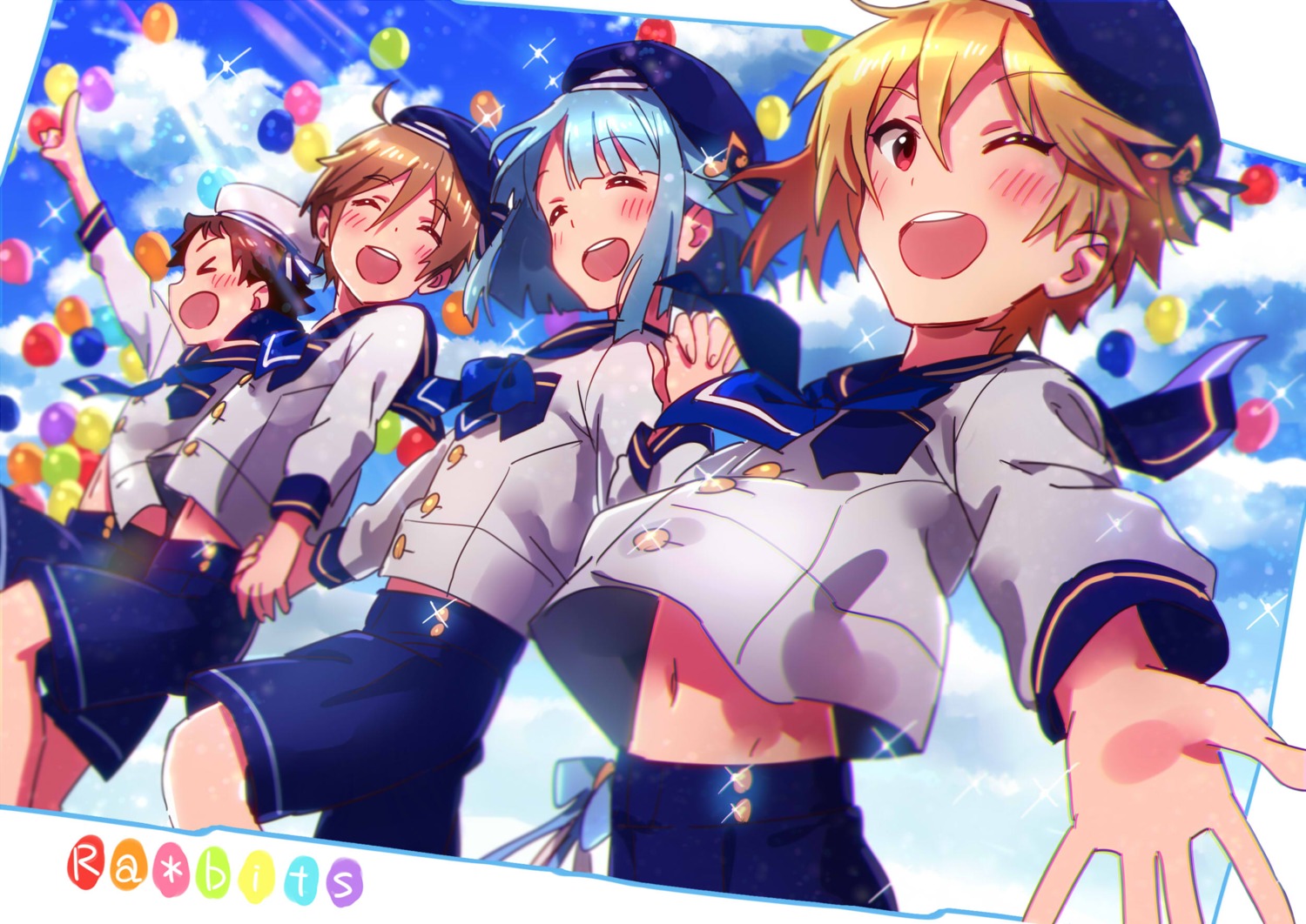 ensemble_stars!, male, mashiro_tomoya, nito_nazuna, seifuku, shino_hajime, sonsoso, tenma_mitsuru