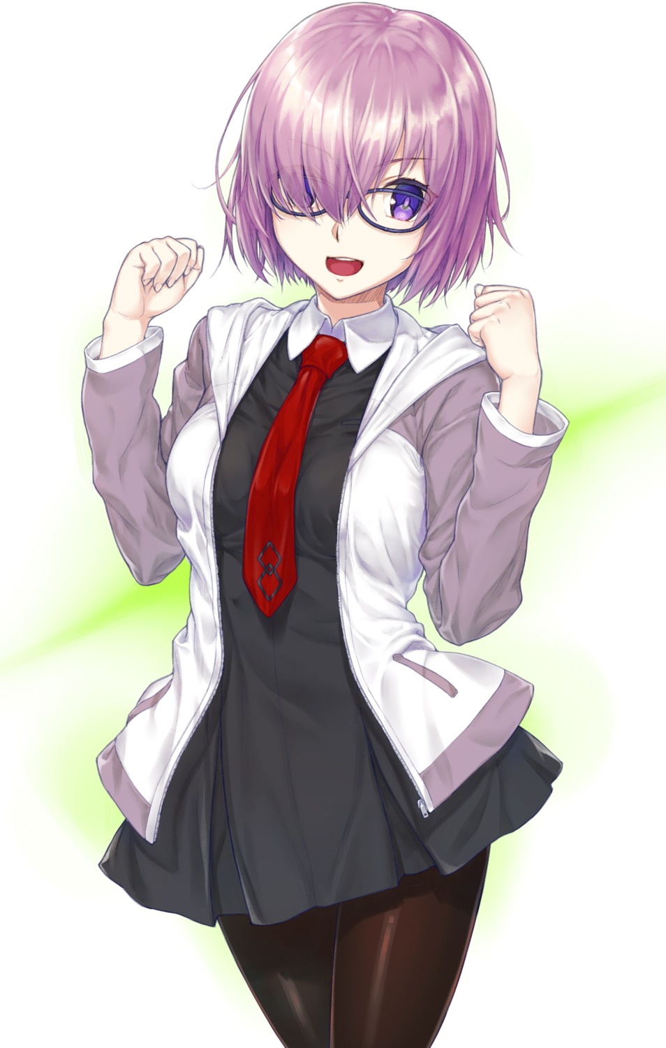 fate/grand_order, komase_(jkp423), mash_kyrielight, megane, pantyhose