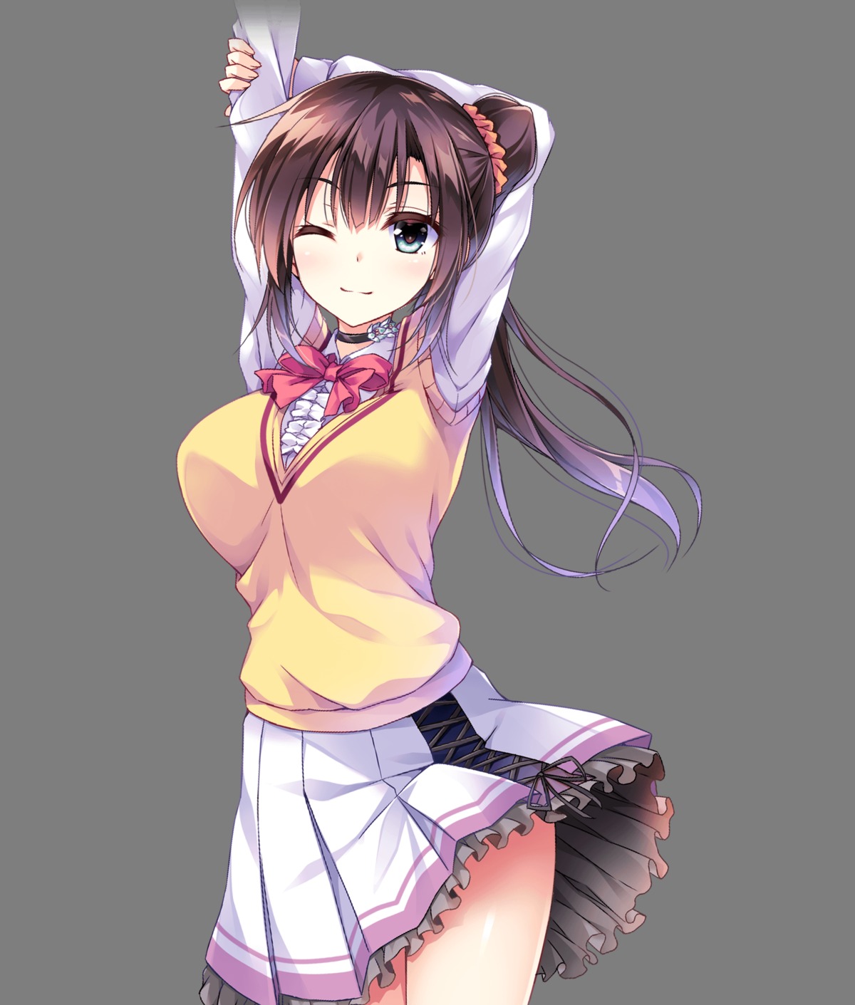 ensemble_(company), koi_wa_sotto_saku_hana_no_you_ni, miyane_saki, seifuku, sena_chifuyu, transparent_png