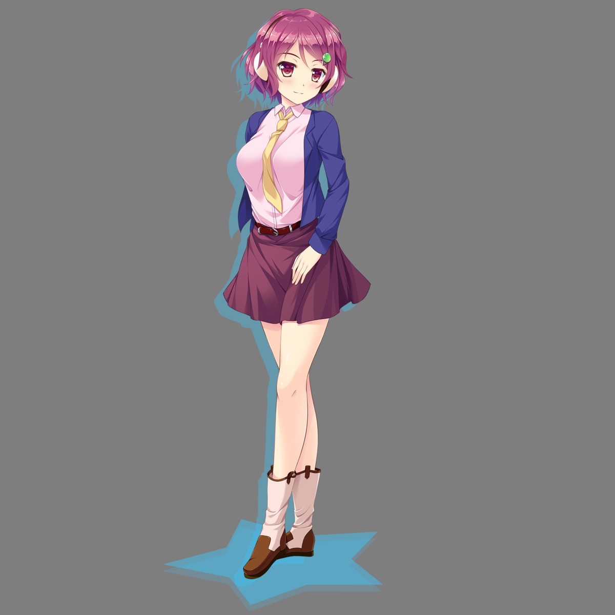 headphones, pulltop, pure_song_garden!, shimamura_makoto, tagme, transparent_png