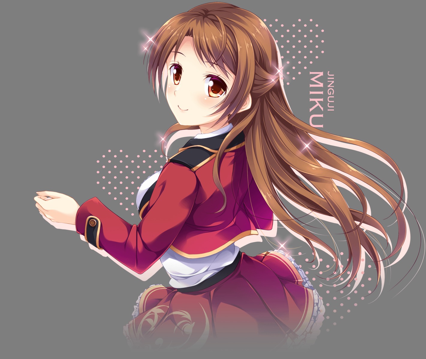 ensemble_(company), jinguuji_miku, noba, ojou-sama_wa_sunao_ni_narenai, ojou-sama_wa_sunao_ni_narenai_~daisuki_wo_kimi_dake_ni~, seifuku, transparent_png