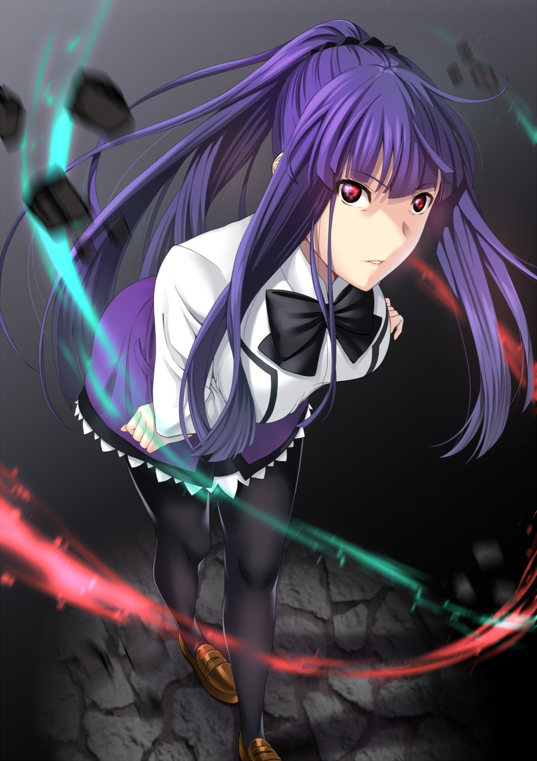 asagami_fujino, fate/grand_order, kara_no_kyoukai, pantyhose, seifuku, zaregotodukainodesi