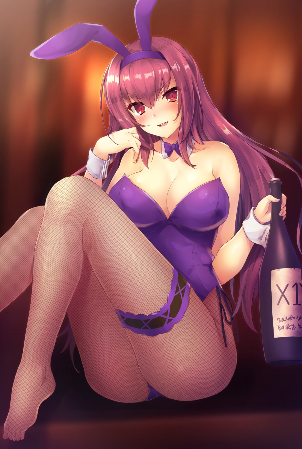 animal_ears, bunny_ears, bunny_girl, fate/grand_order, feet, fishnets, garter, pantyhose