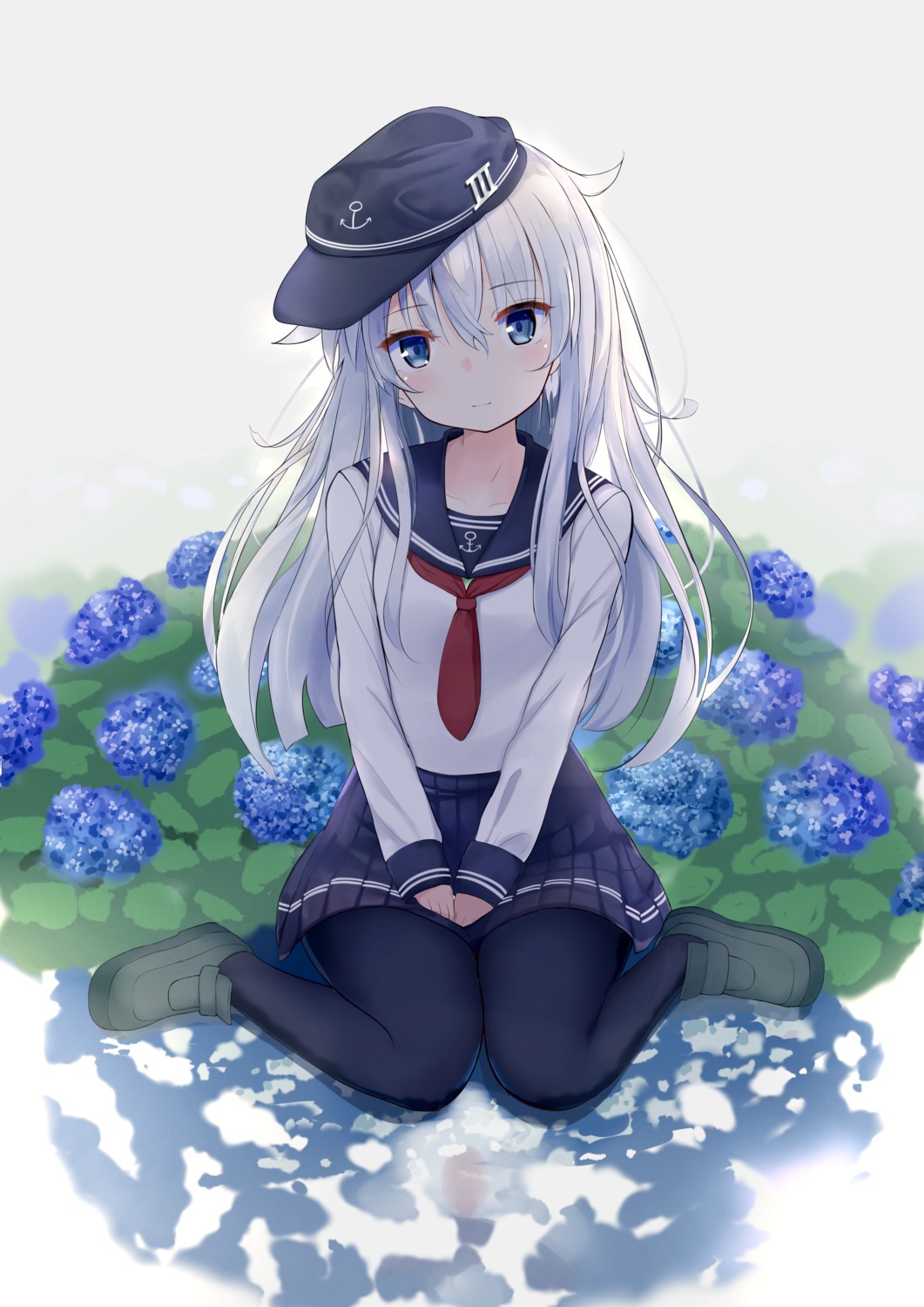 hibiki_(kancolle), kantai_collection, odeclea, pantyhose, seifuku