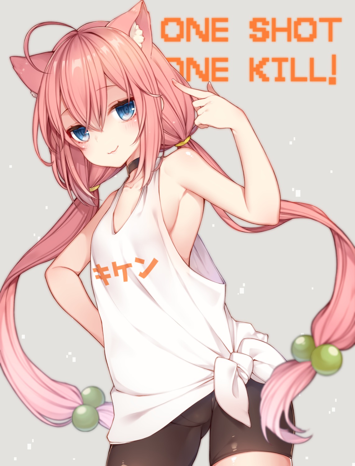 animal_ears, bike_shorts, hinata_channel, nekomiya_hinata, sherypton
