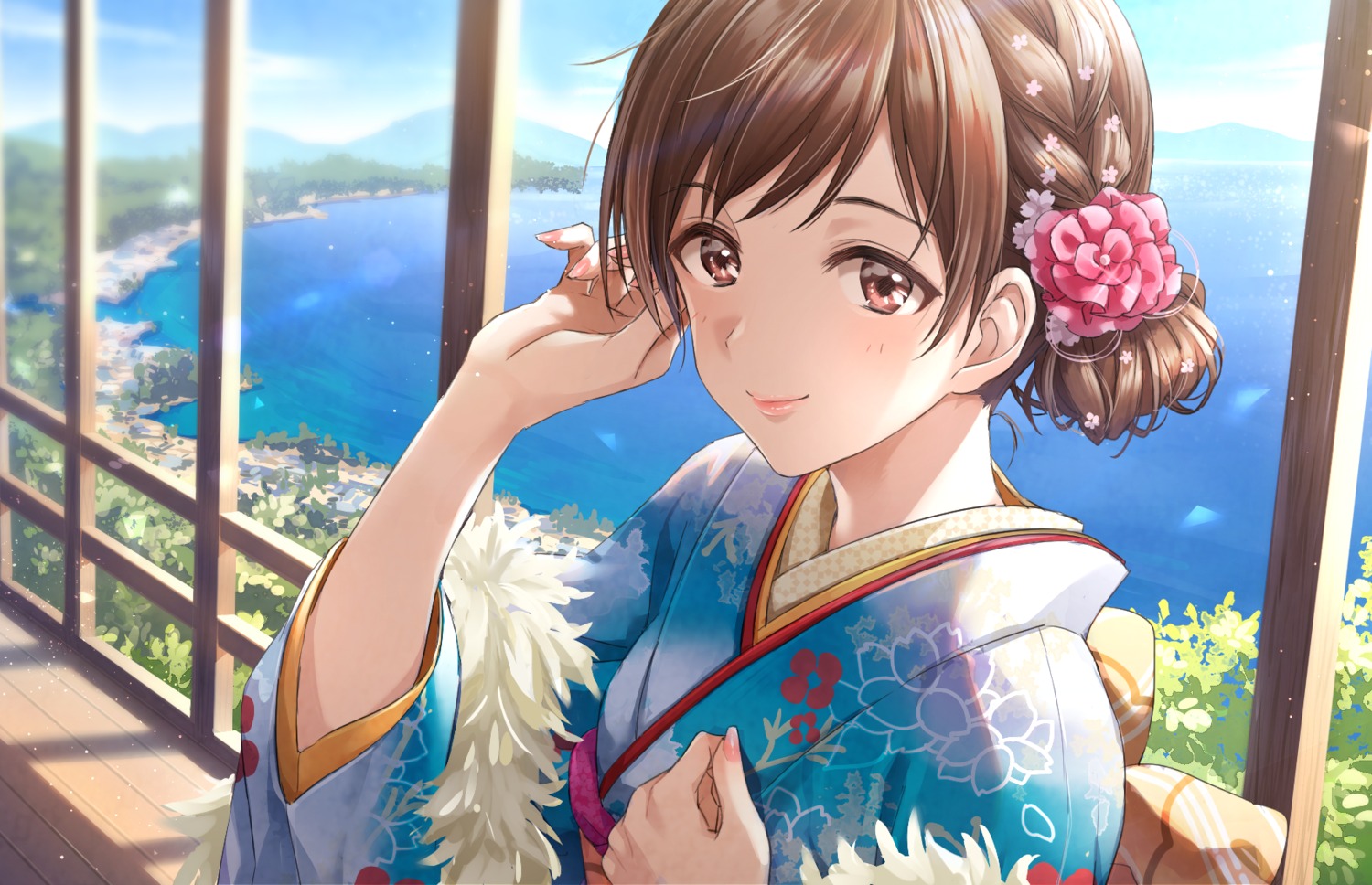 kimono, naka_mura, nitta_minami, the_idolm@ster, the_idolm@ster_cinderella_girls