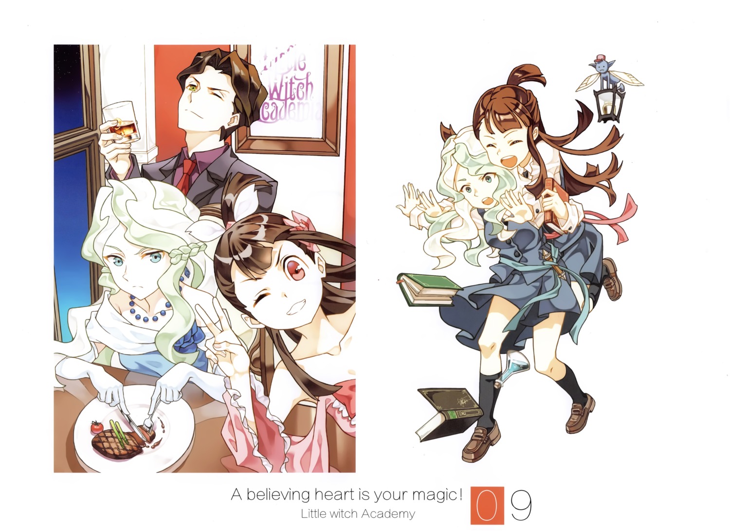 andrew_hanbridge, atsuko_kagari, business_suit, cheese_kang, diana_cavendish, little_witch_academia, seifuku