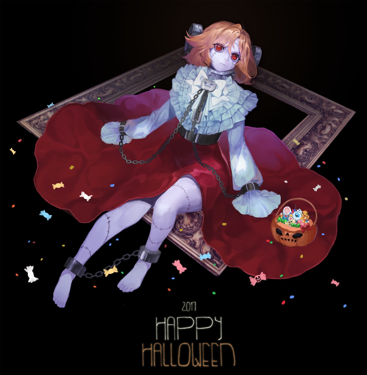 canar, frankenstein, frankenstein's_monster, halloween, monster_girl