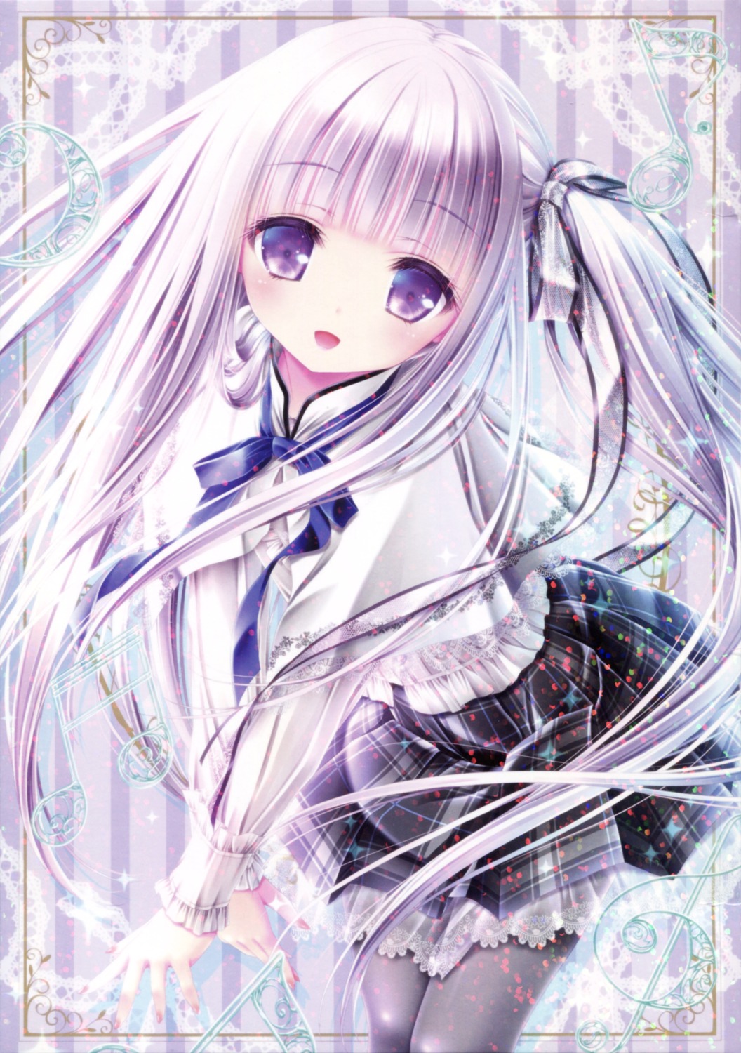 disc_cover, goto_jun, pantyhose, seifuku, tenshi_no_three_piece!, tinkle