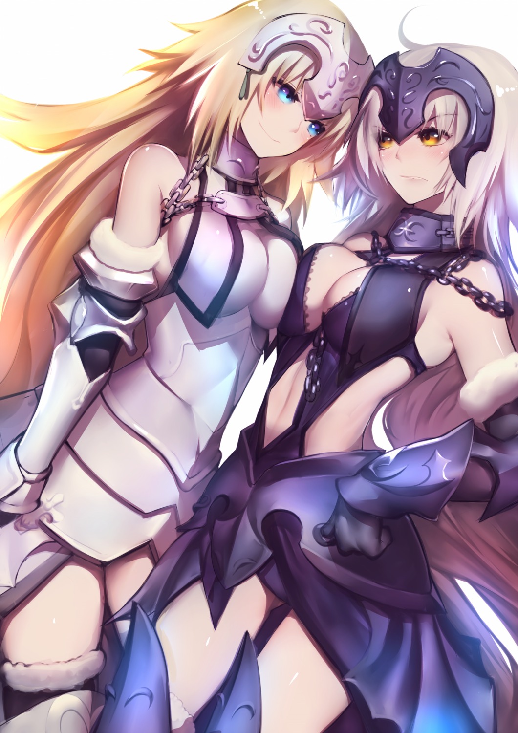 armor, dress, fate/grand_order, jeanne_d'arc, jeanne_d'arc_(fate), jeanne_d'arc_alter_(fate), rahato, symmetrical_docking