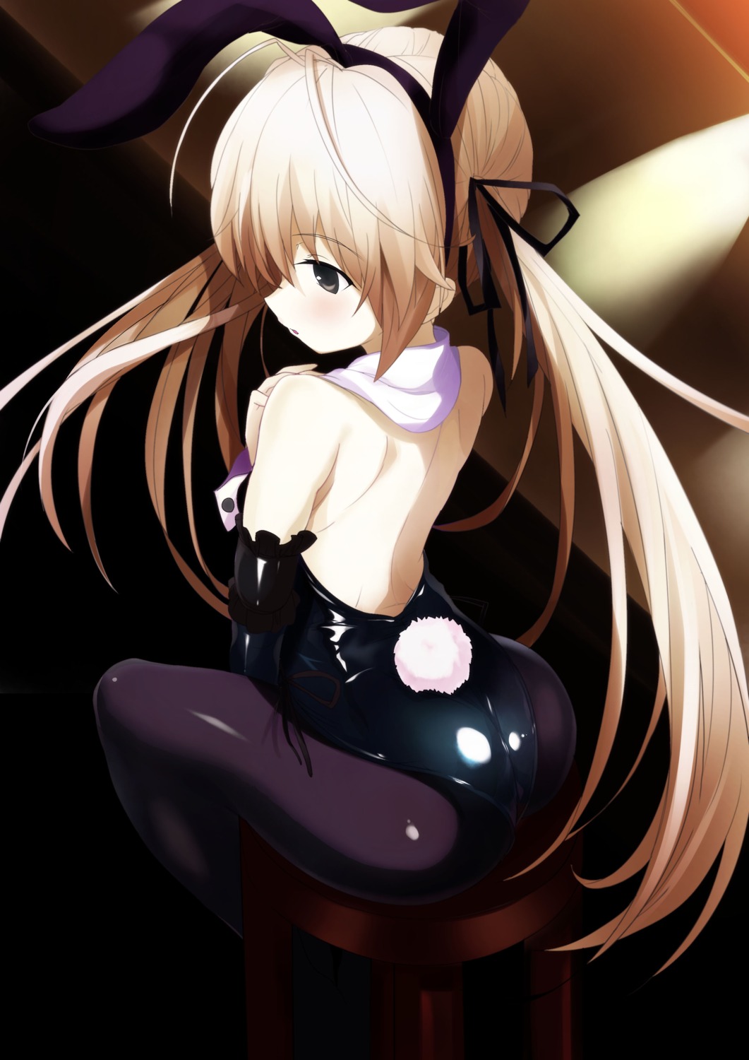 animal_ears, ass, bunny_ears, bunny_girl, kasugano_sora, shimejinameko, tail, yosuga_no_sora