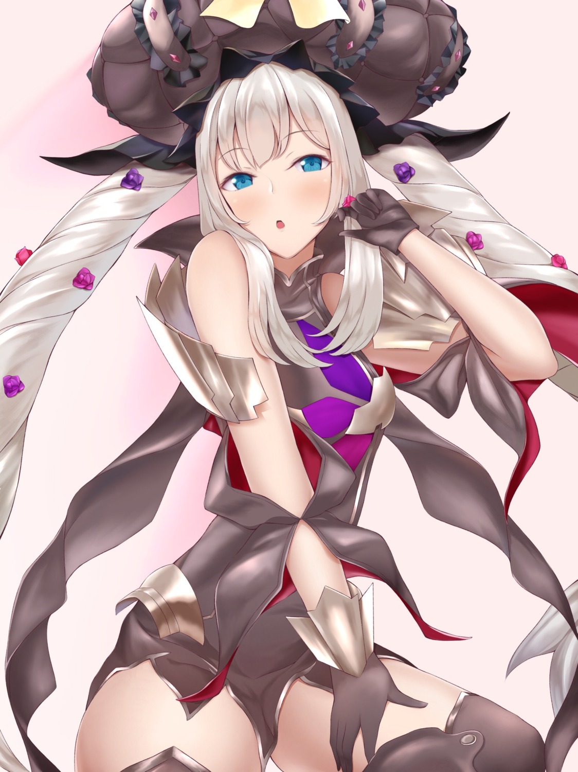 armor, dress, fate/grand_order, marie_antoinette_(fate), numaguro_(tomokun0808), thighhighs