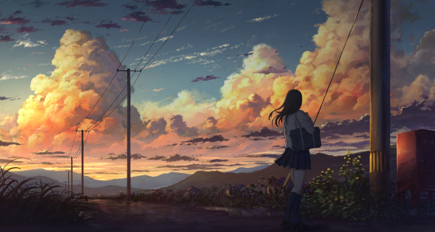 landscape, seifuku, sugi87