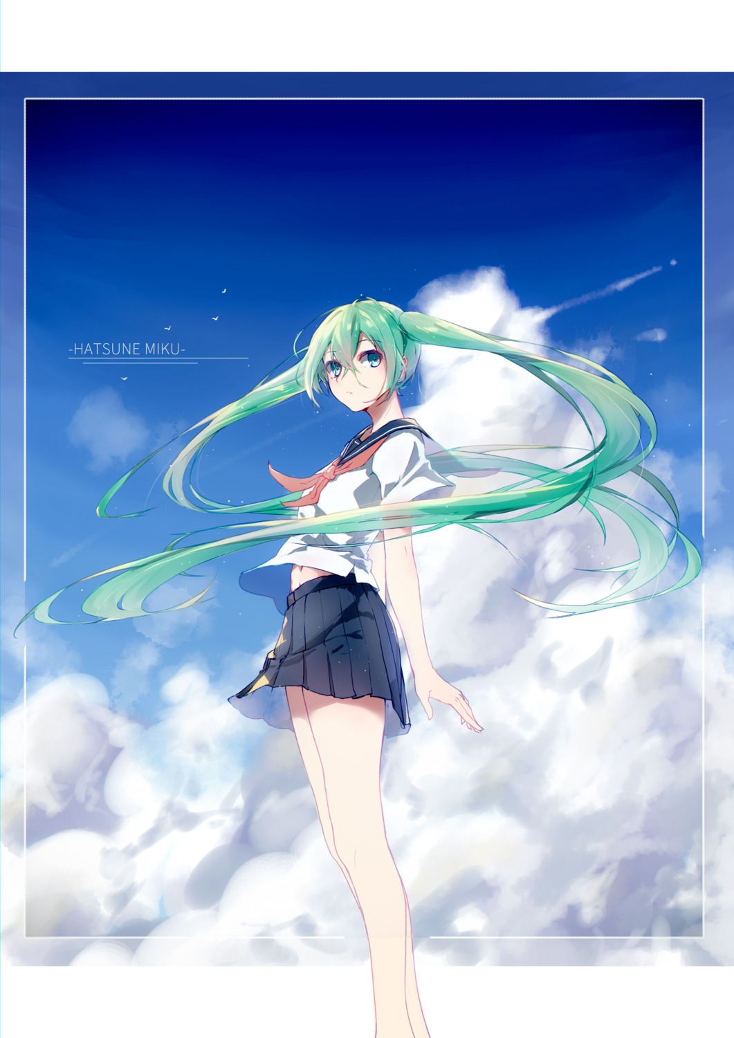 hatsune_miku, seifuku, vocaloid, xy_(pixiv8783776)