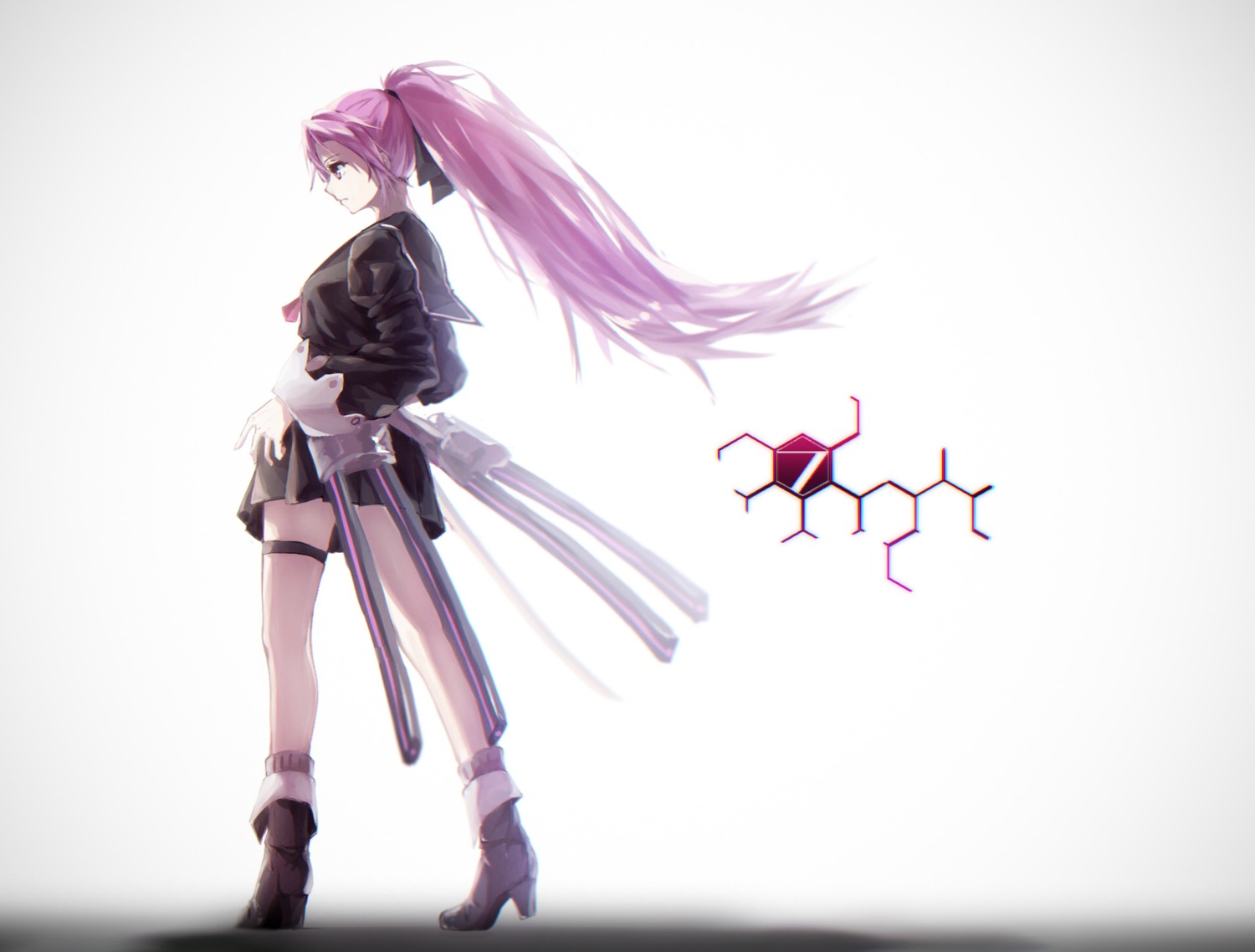 forever_7th_capital, garter, heels, seifuku, xy_(pixiv8783776)