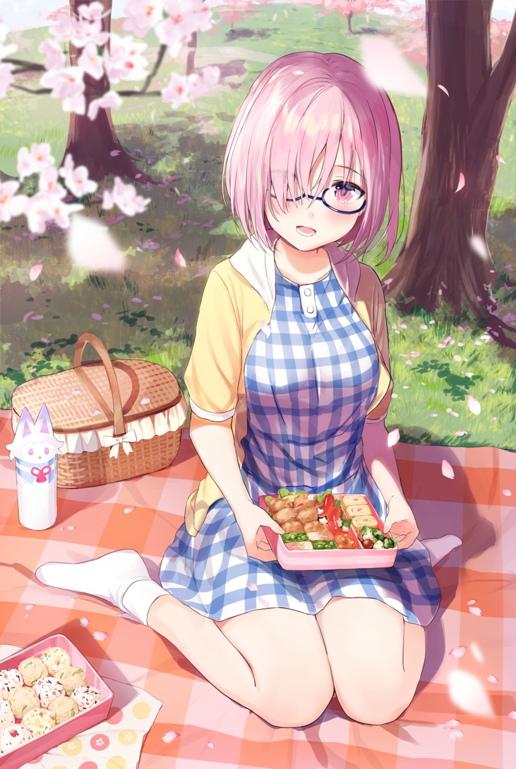 dress, fate/grand_order, mash_kyrielight, megane, nanotaro