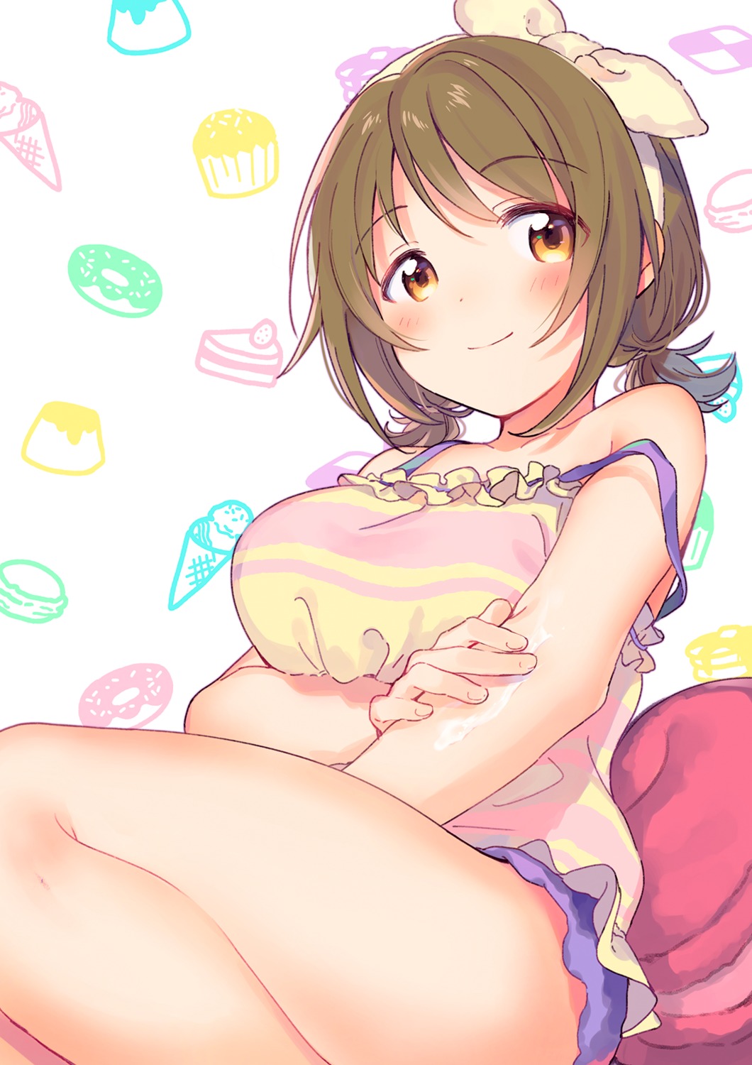 breast_hold, fuji_fujino, mimura_kanako, the_idolm@ster, the_idolm@ster_cinderella_girls