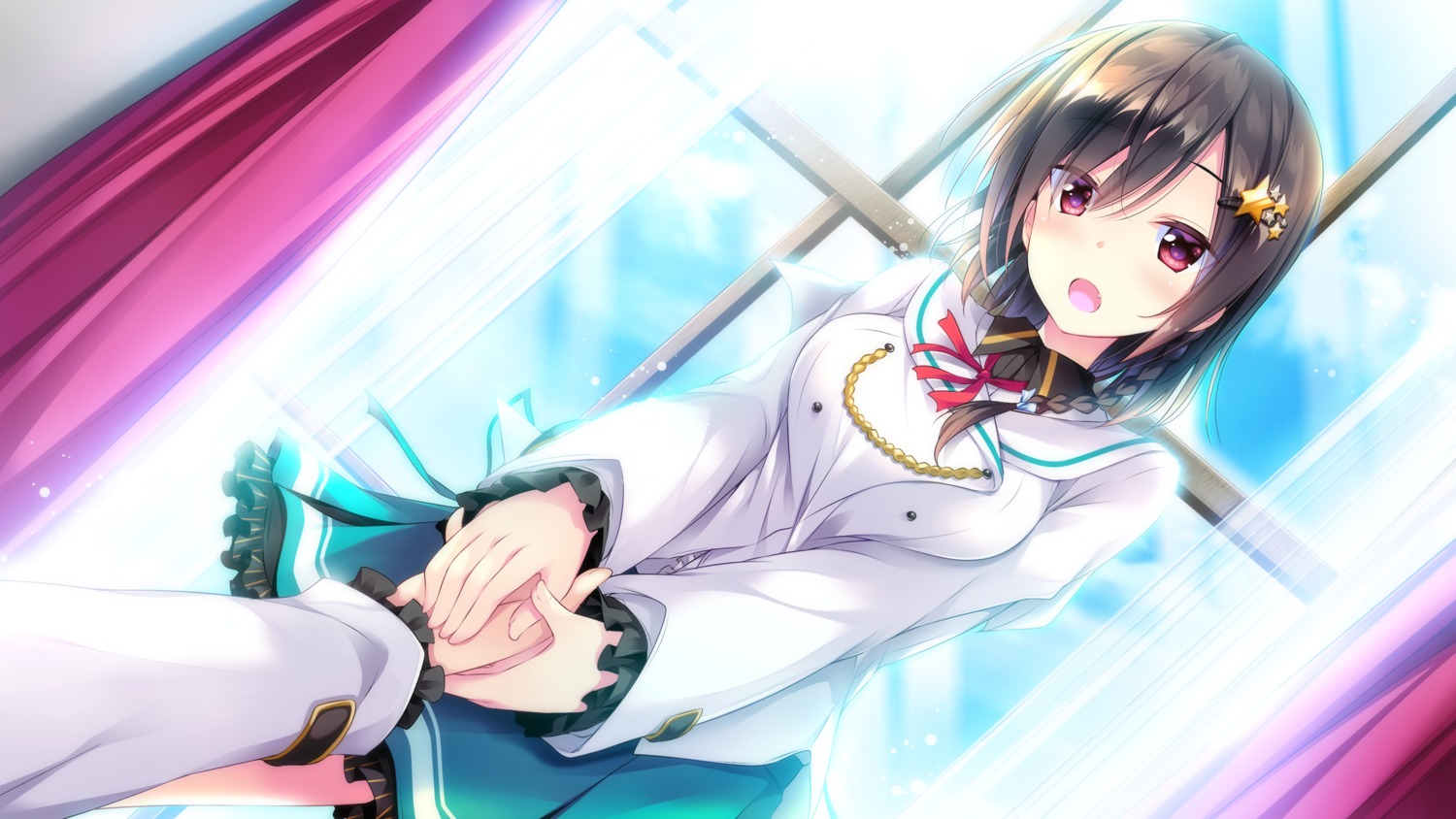 ensemble_(company), game_cg, kakao, omoi_wo_sasageru_otome_no_melody, seifuku, sonoya_chika